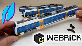 How to Build a RegioPanter  Škoda 7Ev Electric Multiple Unit Train Webrick parts webrick toys [upl. by Decato797]