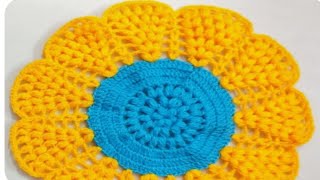 so attractive crochet THAALPOSH Doily thallirumaal tablecloth runner for beginners 🙏2024 [upl. by Ahcarb]