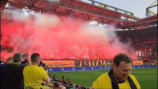 Borussia Dortmund 50 Jahre Westfalenstadion I Choreo amp PYRO I Bundesliga VfB Stuttgart 6 April 2024 [upl. by Berneta454]