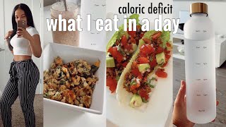 WHAT I EAT IN A DAY  CALORIE DEFICIT MEAL PLAN  Jessica Carmona [upl. by Aicrag76]