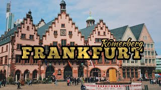 Frankfurt Germany 🇩🇪 Römerberg tour 4K [upl. by Charron]