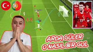 TÜRKİYE  PORTEKİZ MAÇI ÖZEL ● ARDA GÜLER KLASINA YAKIŞIR HARİKA GOLLER  eFootball 2024 MOBİLE [upl. by Evelunn]