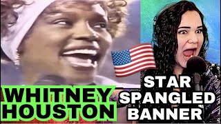 Whitney Houston Star Spangled Banner  Opera Singer Reacts 💃🎶🎉 [upl. by Eirrod819]