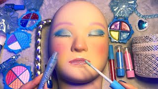 ASMR Frozen Makeup on Mannequin Whispered [upl. by Motch]