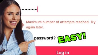 how to fix maximum number of attempts reached tiktok [upl. by Yenolem779]