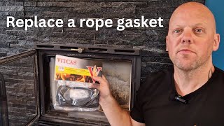 Replacing Your Wood Burning Stoves Rope Gasket Is Simple [upl. by Nylirac948]