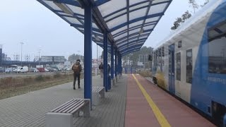 Szczecin Goleniow Airport Train from Szczecin Main Station [upl. by Hurleigh822]