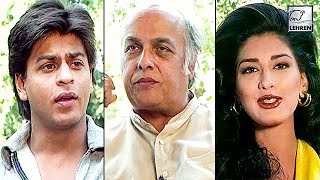 Duplicate On Location  Shah Rukh Khan  Sonali Bendre  Mahesh Bhatt  Flashback Video [upl. by Ahsitniuq]