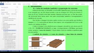 Curso sobre o Manual prático do Mestre de Obras 2 Serviços preliminares Infra estruturaArgamassas [upl. by Airbas566]