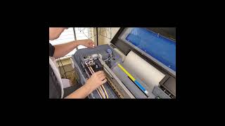 Changing DTF Printer Damper [upl. by Hemminger410]