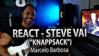 Steve Vai  Knappsack REACTEACHING [upl. by Aromat]