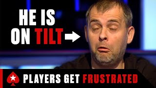 WHEN POKER PLAYERS GET FRUSTRATED ♠️ PokerStars [upl. by Asirahc]