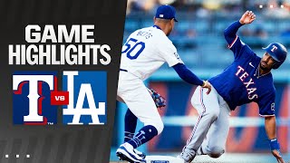 Rangers vs Dodgers Game Highlights 61224  MLB Highlights [upl. by Duaner]