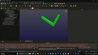 FreeCAD  MBDyn  Calculix Lshaped pendulum [upl. by Sherri]
