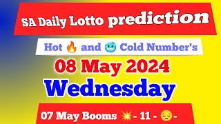 Sa daily lotto prediction for 08 May 2024  south africa daily lotto prediction [upl. by Enelcaj]