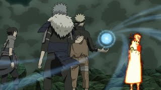 Minato Naruto Sasuke e Tobirama vs Obito Rikudou  Naruto Shippuden [upl. by Hannus946]