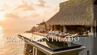 Best Architectural Design Thatched House Overlooking the Pacific Ocean on a cliff [upl. by Josefina]