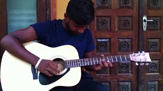 Snehithane Song Guitar version by Dinojen Tharmaretnam [upl. by Eniarda]