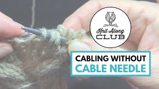 Cabling without Cable needle [upl. by Stanwood]