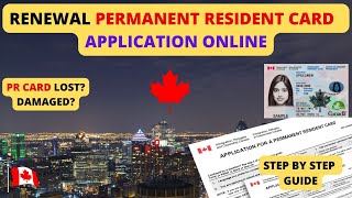 How to Renew Permanent Resident Card Online in Canada  Renew PR Card Online 2024CanVisaPathway [upl. by Ibrek]