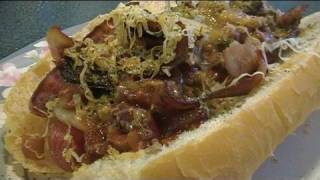 Chili BaconCheese Dog [upl. by Meekah]