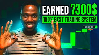 WITH 500 TO 7300  100 BEST TRADING SYSTEM  Binary Options Strategy  Pocketoption trading [upl. by Nnazus731]