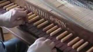 Sabathil amp Son Clavichord demonstration quotDie Bebungquot vibrato [upl. by Weibel]