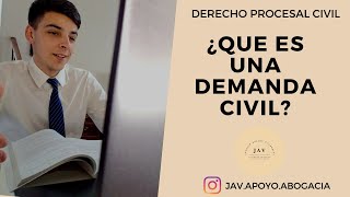 ¿QUE ES UNA DEMANDA JUDICIAL CONCEPTOS Y REQUISITOS  JAV APOYO ABOGACIA [upl. by Daughtry]