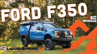 FORD F350 SUPER DUTY  LIQUID SPRING IN AUSTRALIA  EC OFFROAD [upl. by Maryjane]