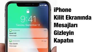 iPhone Mesaj Bildirimleri Nasıl Gizlenir [upl. by Noirrad]