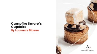 Childhood Memories Campfire Smores Cupcake by Laurence Bibeau  Chocolate Academy™ [upl. by Ahse]