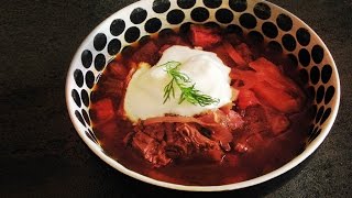 BORSCHT  Full Classic Russian Restaurant Recipe [upl. by Tiernan]