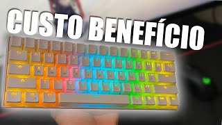 VOCÊ PRECISA DESSE TECLADO RGB NO SEU SETUP  GAMAKAY MK61 [upl. by Ahsaercal]