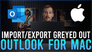 Outlook ImportExport Greyed out Mac [upl. by Locke]