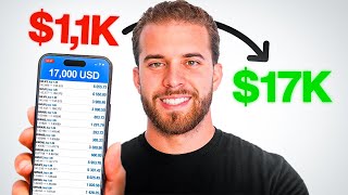 I Turned 1100 Into 17000 in 1 Month Trading Forex [upl. by Hubsher]