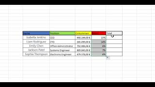 Sverweis Berechnung vom Gehalt in Excel  Tutorial Excel [upl. by Erinn]