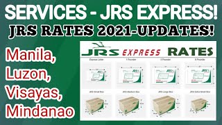 SERVICES  JRS EXPRESS PADALA JRS EXPRESS RATES 2021 – UPDATE MAGKANO ANG SHIPPING FEE SESE TV [upl. by Annawik625]