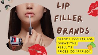 FULL GUIDE to Lip Filler Brands Durations  Prices  Efficacyamp Safety Expected RESULTS [upl. by Ajram74]