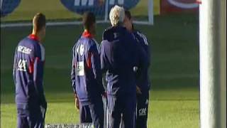 France fitness coach clashes with Evra [upl. by Chaffee]