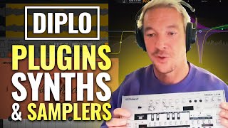 DIPLO Reveals His Favourite Plugins Synths and Samplers [upl. by Ydnem841]