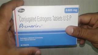 Premarin Tablets review महिला रजोनिवृत्ति मेनोपॉजवैजाइनल एट्रोफीहॉट फ्लैश के लक्षण कारण और उपचार [upl. by Anaib68]