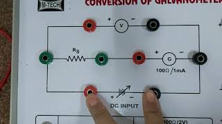 Conversion of Galvanometer to Voltmeter [upl. by Hodgson]