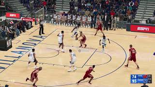 College Hoops 2K22  Test Run  Wisconsin vs Villanova  Roster Release a week away [upl. by Marna437]