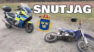 SJUKA MC SNUTJAG MOPED VS MCPOLICE [upl. by Mloc]