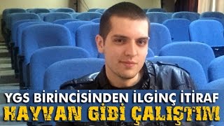 YGS Birincisi quotSınava Hayvan Gibi Çalıştımquot [upl. by Fayre]