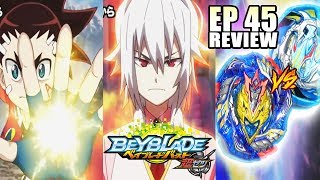 CHOZ ACHILLES VS LEOPARD BEYBLADE BURST TURBO EP45 REVIEW [upl. by Nnylylloh]