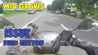 Yamaha mio gravis push button issue pinalitan ko ng pang honda beat [upl. by Soracco]