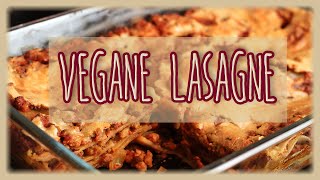 vegane LASAGNE  einfach amp lecker  Rezept [upl. by Amolap]