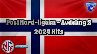 2024 PostNordligaen  Avdeling 2 Kits [upl. by Arais267]