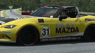 RaceRoom Ranked MX5 at Mid Ohio 071123 [upl. by Ymereg]